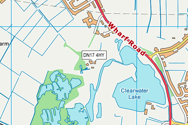 DN17 4HY map - OS VectorMap District (Ordnance Survey)