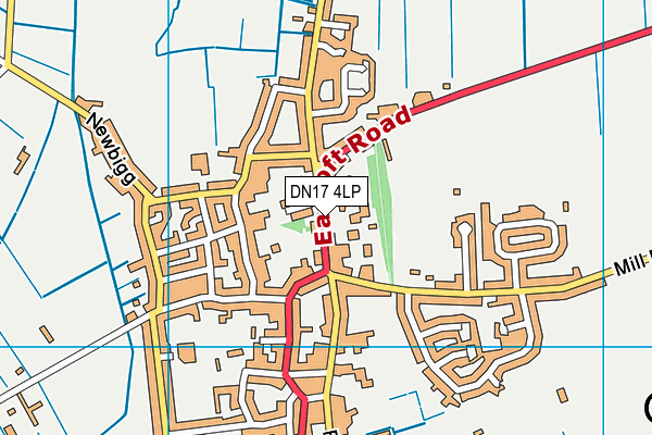 DN17 4LP map - OS VectorMap District (Ordnance Survey)