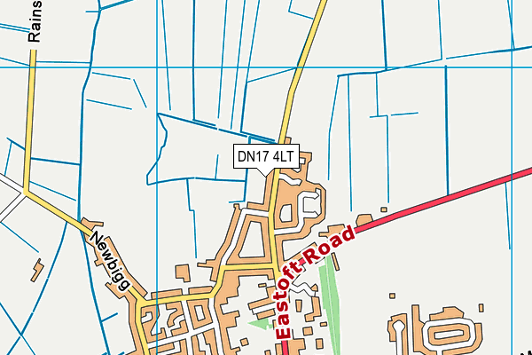 DN17 4LT map - OS VectorMap District (Ordnance Survey)