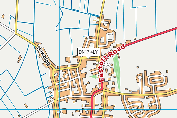 DN17 4LY map - OS VectorMap District (Ordnance Survey)