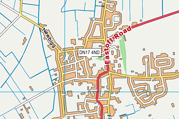 DN17 4ND map - OS VectorMap District (Ordnance Survey)