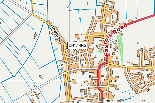 DN17 4NG map - OS VectorMap District (Ordnance Survey)