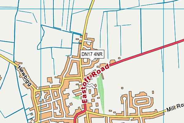 DN17 4NR map - OS VectorMap District (Ordnance Survey)