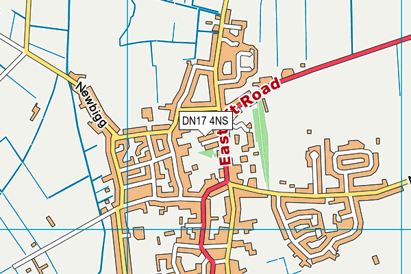 DN17 4NS map - OS VectorMap District (Ordnance Survey)