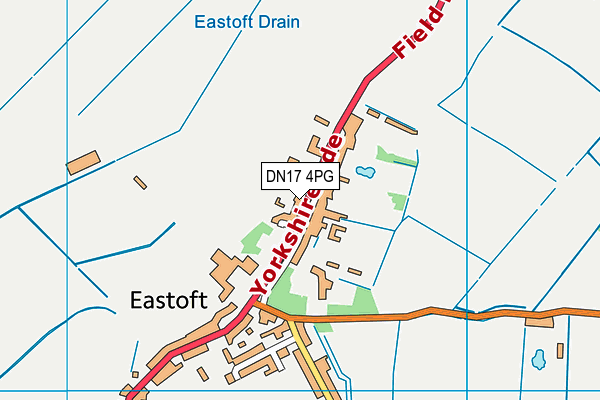 Eastoft Ce Primary School map (DN17 4PG) - OS VectorMap District (Ordnance Survey)