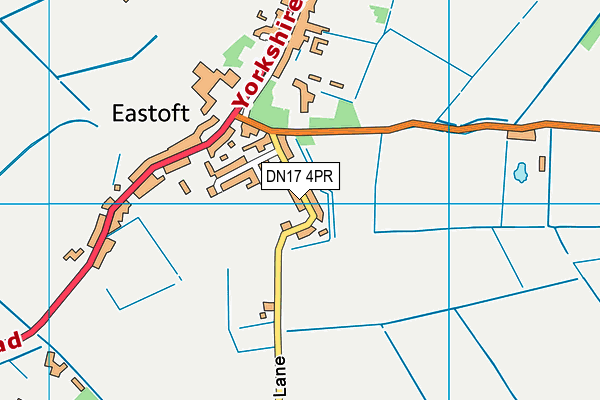 DN17 4PR map - OS VectorMap District (Ordnance Survey)