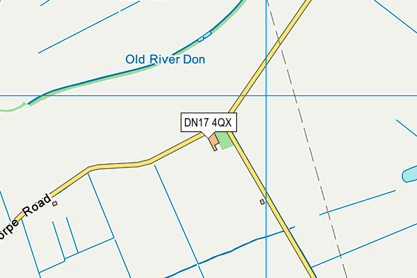 DN17 4QX map - OS VectorMap District (Ordnance Survey)