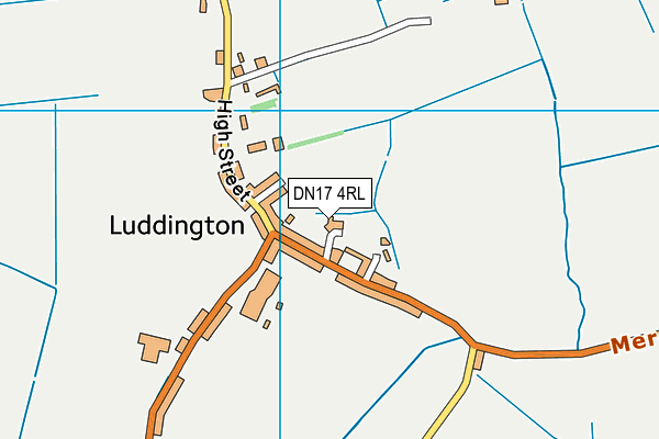 DN17 4RL map - OS VectorMap District (Ordnance Survey)