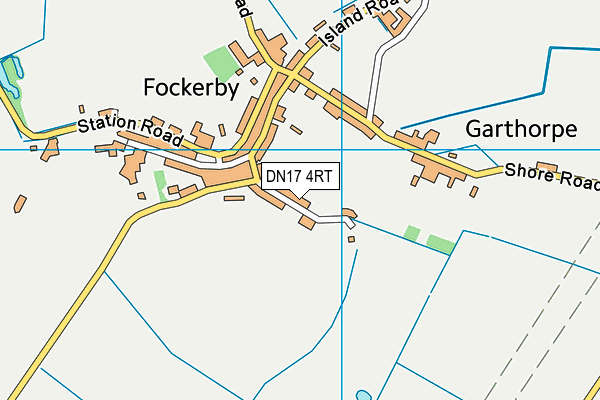 DN17 4RT map - OS VectorMap District (Ordnance Survey)