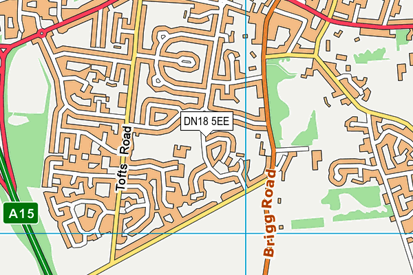 Bowmandale Primary School map (DN18 5EE) - OS VectorMap District (Ordnance Survey)