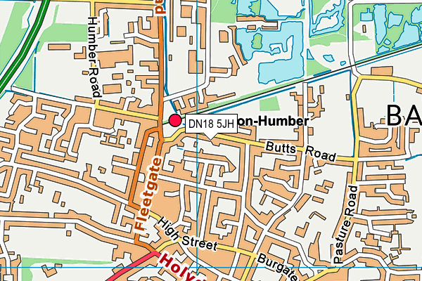 Map of SALTBY SOLUTIONS LTD at district scale