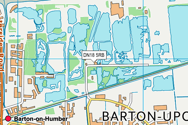 DN18 5RB map - OS VectorMap District (Ordnance Survey)