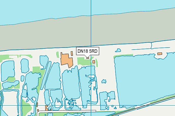 DN18 5RD map - OS VectorMap District (Ordnance Survey)