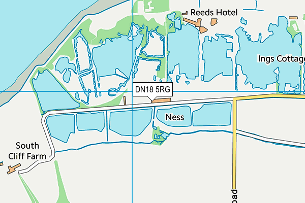 DN18 5RG map - OS VectorMap District (Ordnance Survey)
