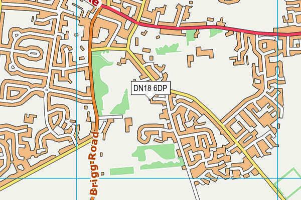 DN18 6DP map - OS VectorMap District (Ordnance Survey)