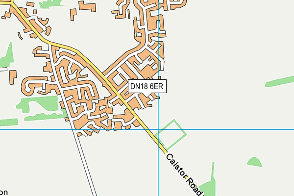DN18 6ER map - OS VectorMap District (Ordnance Survey)