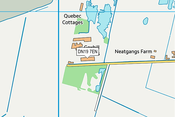 DN19 7EN map - OS VectorMap District (Ordnance Survey)