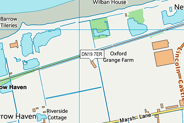 DN19 7ER map - OS VectorMap District (Ordnance Survey)