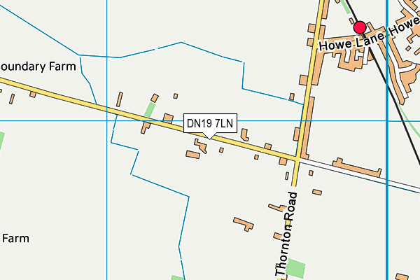 DN19 7LN map - OS VectorMap District (Ordnance Survey)