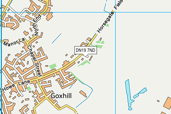 DN19 7ND map - OS VectorMap District (Ordnance Survey)