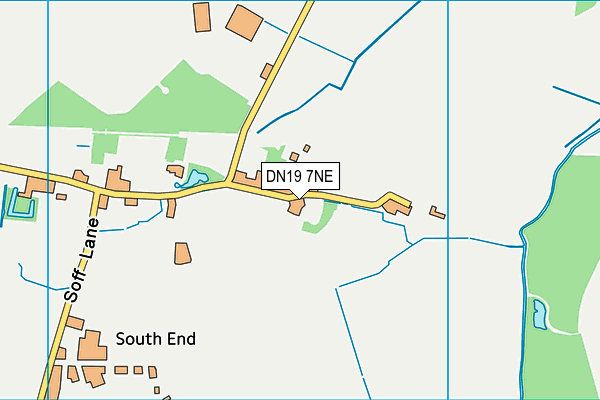 DN19 7NE map - OS VectorMap District (Ordnance Survey)