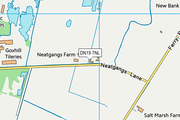 DN19 7NL map - OS VectorMap District (Ordnance Survey)