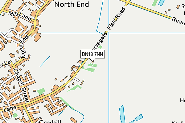DN19 7NN map - OS VectorMap District (Ordnance Survey)