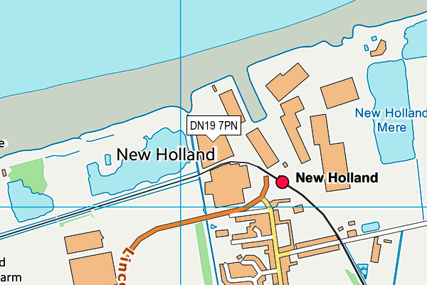 DN19 7PN map - OS VectorMap District (Ordnance Survey)