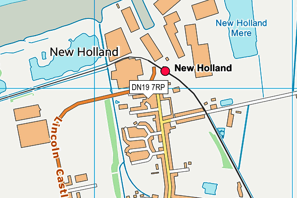 DN19 7RP map - OS VectorMap District (Ordnance Survey)