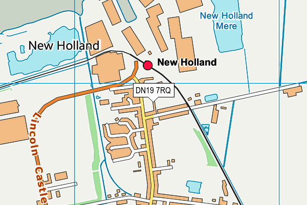 DN19 7RQ map - OS VectorMap District (Ordnance Survey)