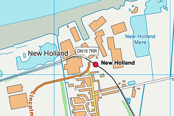 DN19 7RR map - OS VectorMap District (Ordnance Survey)