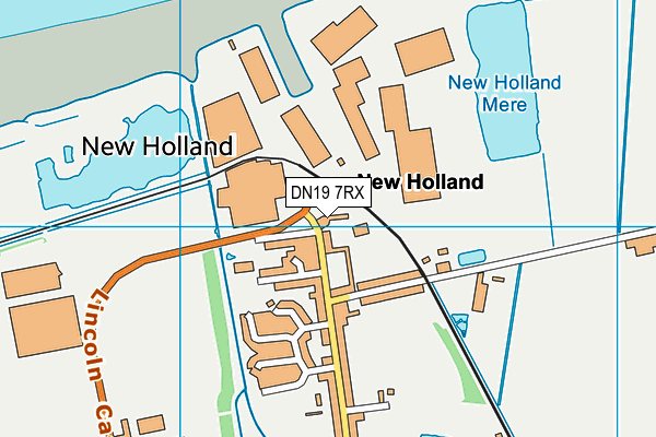 DN19 7RX map - OS VectorMap District (Ordnance Survey)