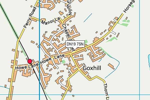 DN19 7SN map - OS VectorMap District (Ordnance Survey)
