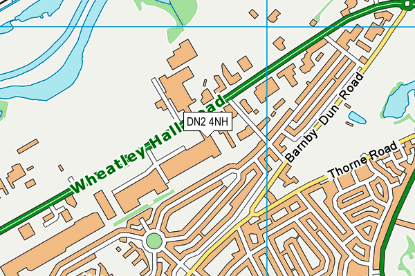 DN2 4NH map - OS VectorMap District (Ordnance Survey)
