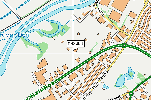DN2 4NU map - OS VectorMap District (Ordnance Survey)