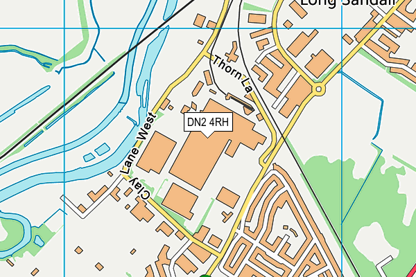DN2 4RH map - OS VectorMap District (Ordnance Survey)