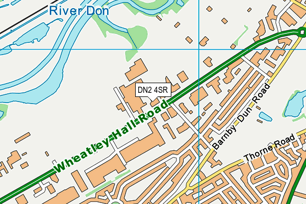DN2 4SR map - OS VectorMap District (Ordnance Survey)
