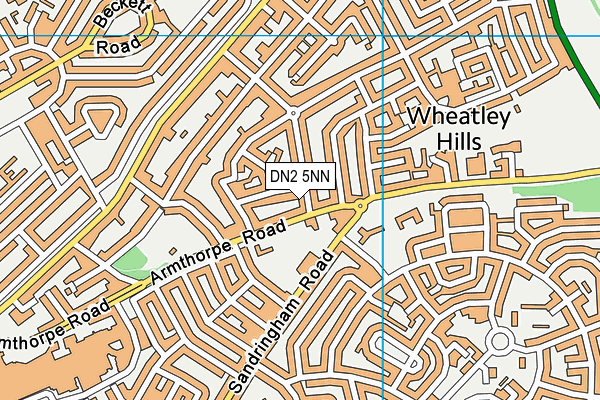 DN2 5NN map - OS VectorMap District (Ordnance Survey)