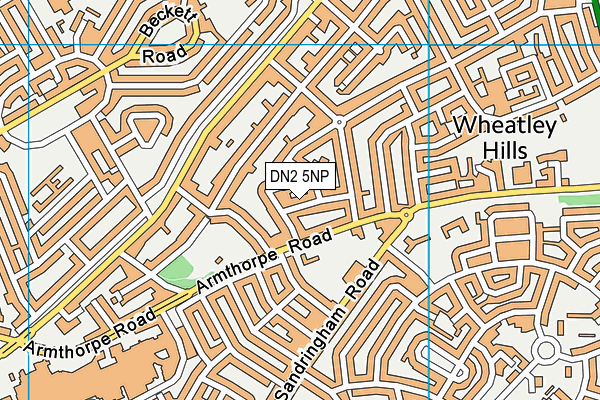 DN2 5NP map - OS VectorMap District (Ordnance Survey)