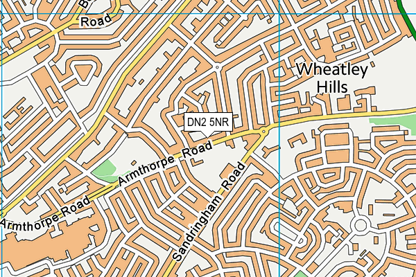DN2 5NR map - OS VectorMap District (Ordnance Survey)