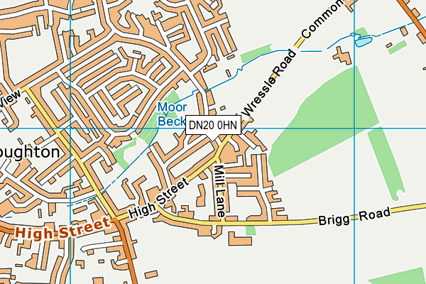 DN20 0HN map - OS VectorMap District (Ordnance Survey)