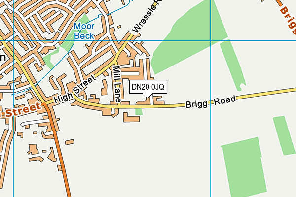 DN20 0JQ map - OS VectorMap District (Ordnance Survey)