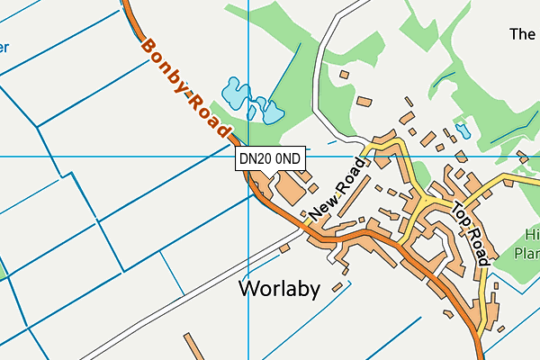 DN20 0ND map - OS VectorMap District (Ordnance Survey)