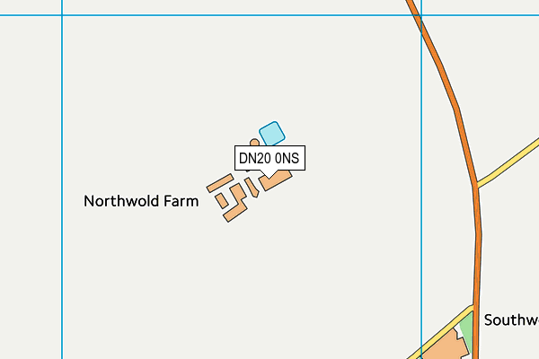 DN20 0NS map - OS VectorMap District (Ordnance Survey)