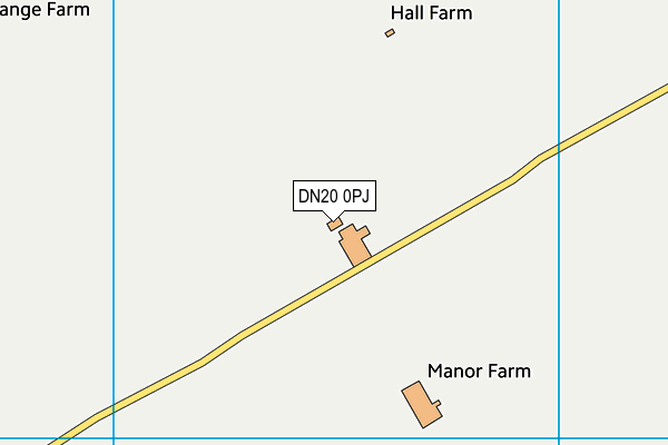 DN20 0PJ map - OS VectorMap District (Ordnance Survey)