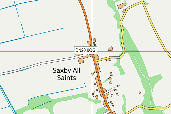 DN20 0QG map - OS VectorMap District (Ordnance Survey)