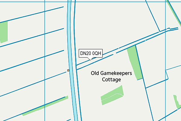 DN20 0QH map - OS VectorMap District (Ordnance Survey)