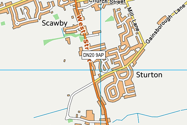 DN20 9AP map - OS VectorMap District (Ordnance Survey)