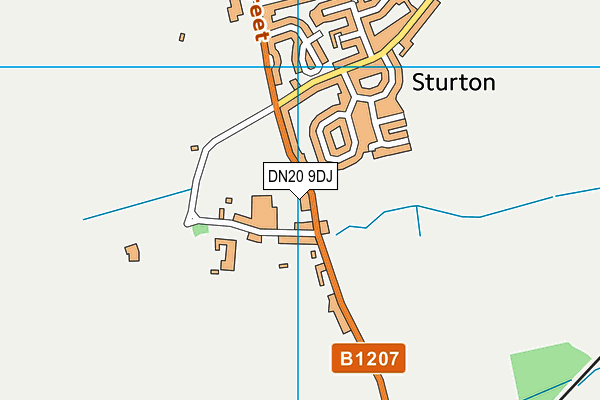 DN20 9DJ map - OS VectorMap District (Ordnance Survey)