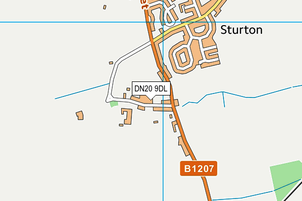 DN20 9DL map - OS VectorMap District (Ordnance Survey)